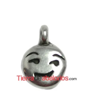 Colgante Emoticono Cara Desconfiada 16x11mm