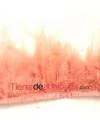 Pluma de Gallo Tintada Tamaño Variado 5 a 12cm Rosa Nude