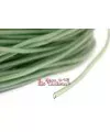 Caucho Hueco 3mm Agujero 1,7mm Verde