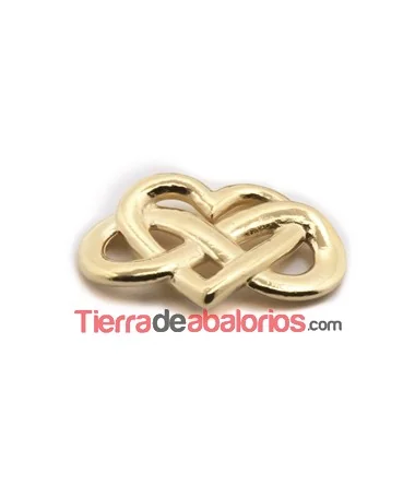 Entrepieza Amor Infinito 23x15mm Dorada Entrepieza Amor Infinito 23x15mm Dorada