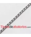 Cadena de Aluminio Eslabón 6x3,5mm, Plateada