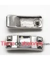 Broche con Terminal 34x13mm Agujero 10x3mm con Swarovski
