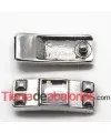 Broche con Terminal 34x13mm Agujero 10x3mm con Swarovski