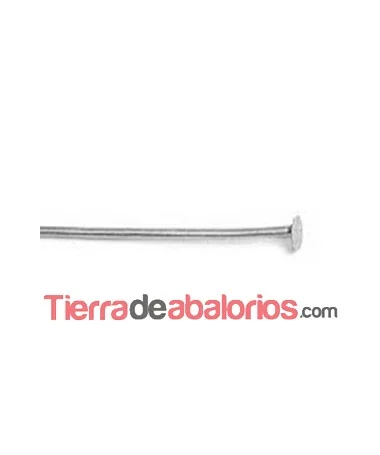 Bastón con Tope 80mm, Plateado (100 uds)