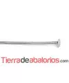 Bastón con Tope 80mm, Plateado (100 uds)
