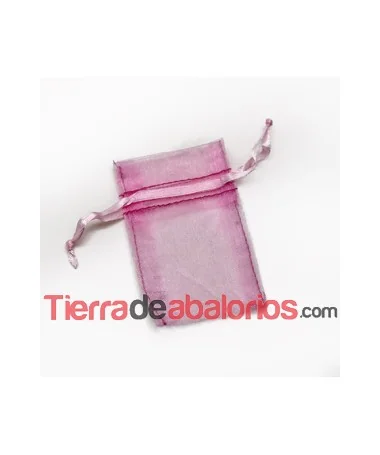 Bolsa de Organza 10x15cm. Rosa