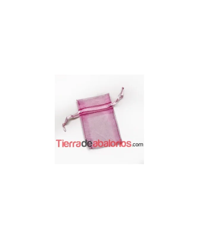 Bolsa de Organza 10x15cm. Rosa