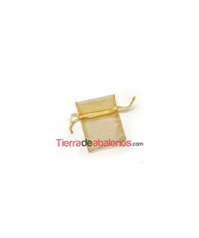 Bolsa de Organza 10x15cm. Dorada