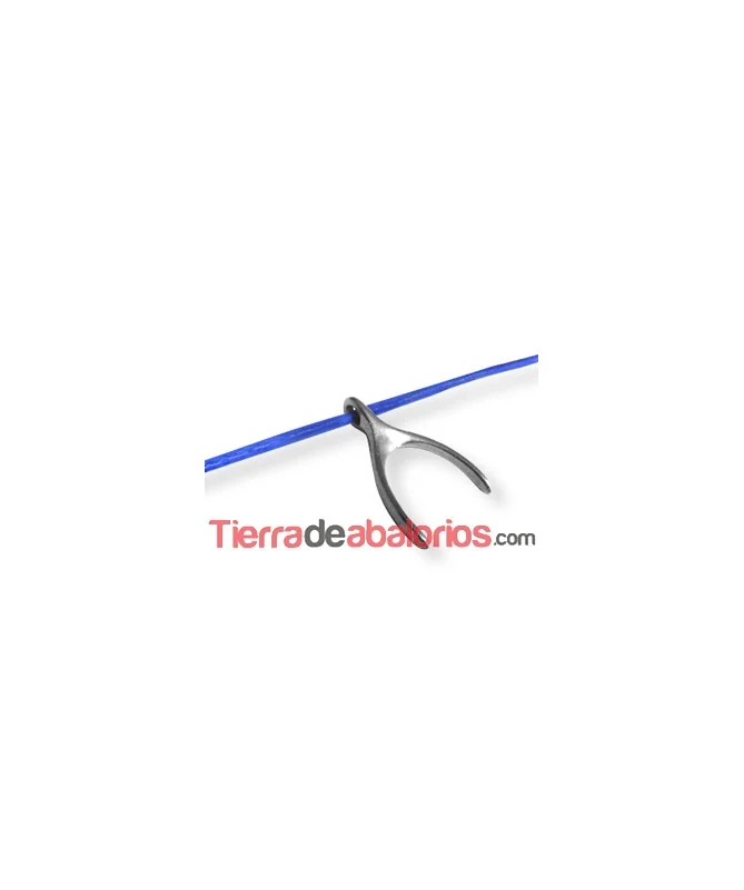 Colgante Wishbone 15x24mm Plateado