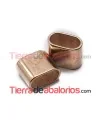 Entrepieza Pasador 24x20mm Agujero 20x10mm Oro Rosa