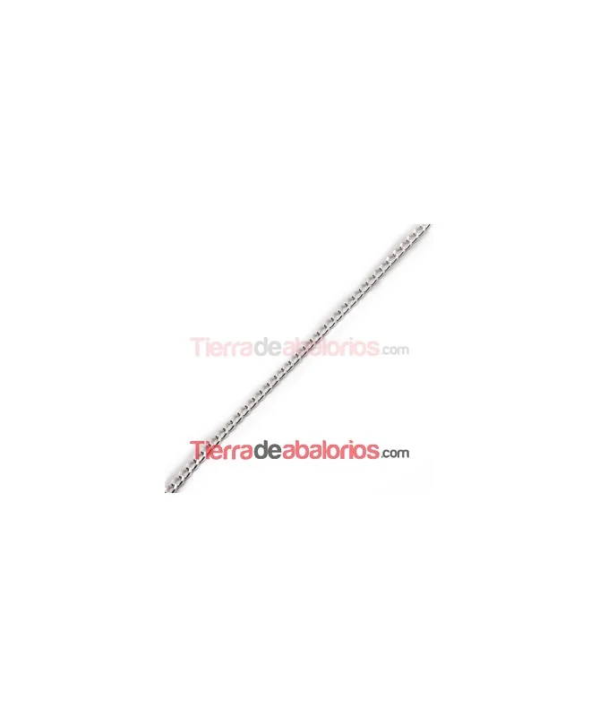 Cadena Bilbao Eslabón 7x4mm, Plateada (metro)