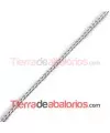 Cadena Bilbao Eslabón 7x4mm, Plateada (metro)