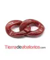 Eslabón Acrílico 28x20mm Coral