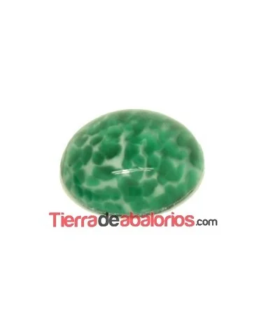 Cabujón de Cristal 12mm, Jade Cabujón de Cristal 12mm, Jade