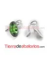 Gancho Hippy para Rivoli de 12mm, Plata de Ley