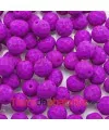 Facetada 6mm Violet Neón Mate