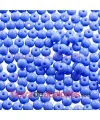 Perla de Cristal Checo 4mm, Azul Opaco