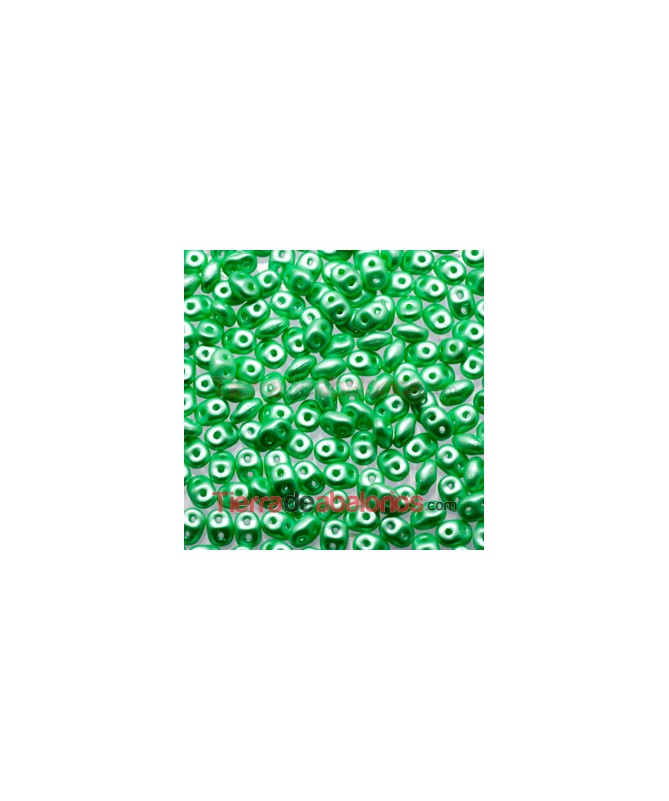 Superduo 2,5x5mm Pastel Light Green Chrysolite