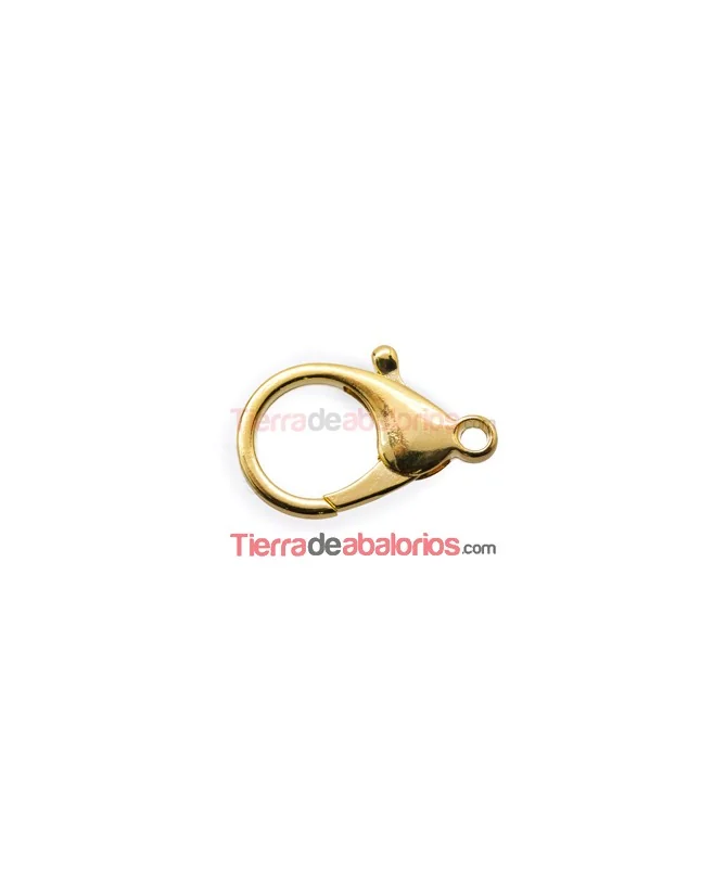 Mosquetón Gigante 35x26mm Dorado