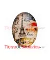 Cabujón Cristal 18x13mm Torre Eiffel Paris