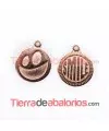 Medalla 15mm Smile, Oro Rosa