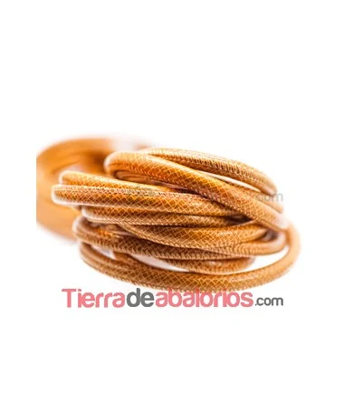 Cordón Nappa 6mm Snake Camel