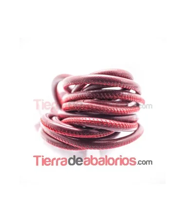 Cordón Nappa 6mm Burdeos (20cm) Cordón Nappa 6mm Burdeos (20cm)