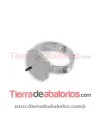 Anillo Ajustable para Regadera Base de 17mm - Plateado