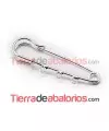 Imperdible 60mm con 3 Anillas, Plateado