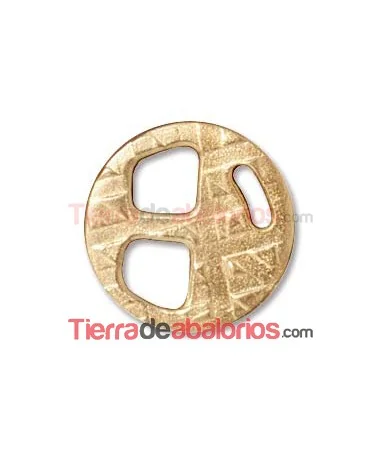Cierre Redondo 18mm Dorado