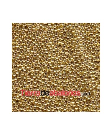 Rocalla Miyuki 15/0 1053 Galvanized Yellow Gold