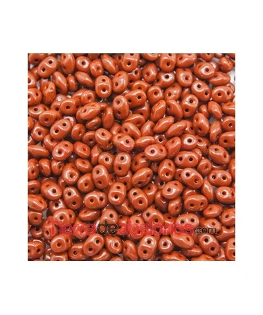 Superduo 2,5x5mm Opaque Chocolate