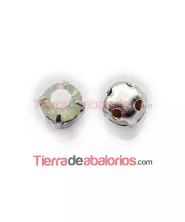 Chatón Engastado Swarovski SS20, White Opal