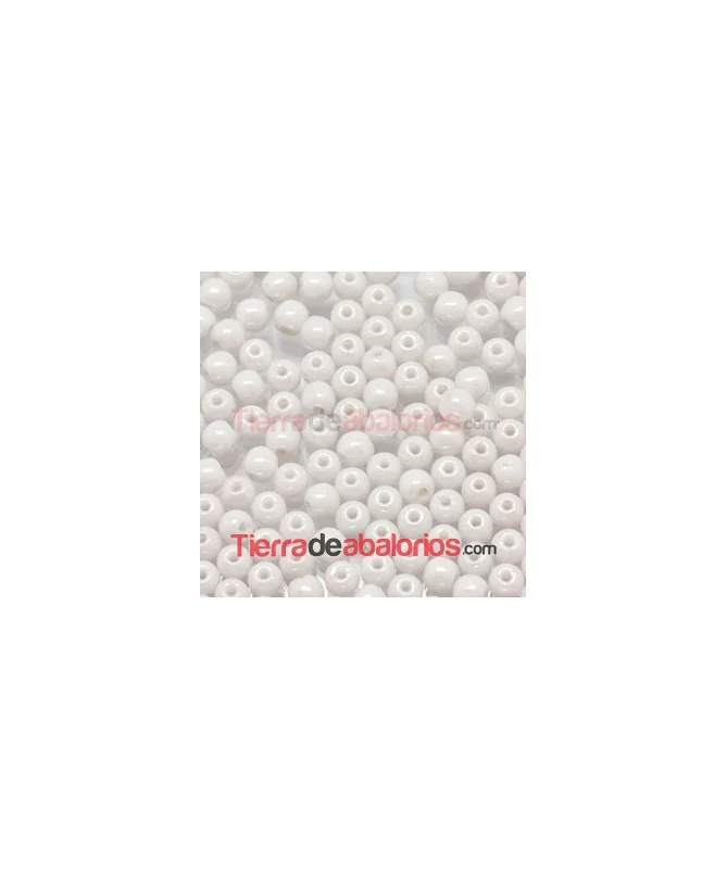 Bola Lisa 3mm Blanco Mate