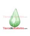 Cabujón Cristal Gota 13x7,8mm Verde