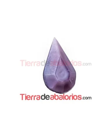 Cabujón Cristal Gota 13x7,8mm Violeta