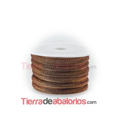 Cordón Brillante Purpurina 7mm, Cobre