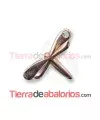 Colgante Libelula 22x14mm, Oro Rosa