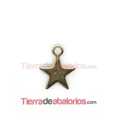 Colgante Estrella 15x12mm, Dorado