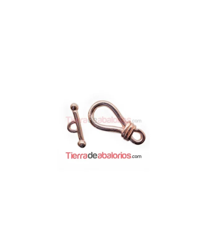 Cierre con Nudo 31x15mm, Oro Rosa Cierre con Nudo 31x15mm, Oro Rosa