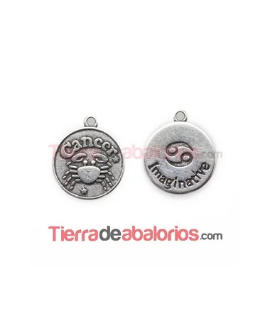 Medalla 17mm con Anilla, Cancer