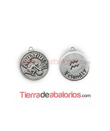 Medalla 17mm con Anilla, Acuario