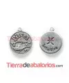 Medalla 17mm con Anilla, Piscis