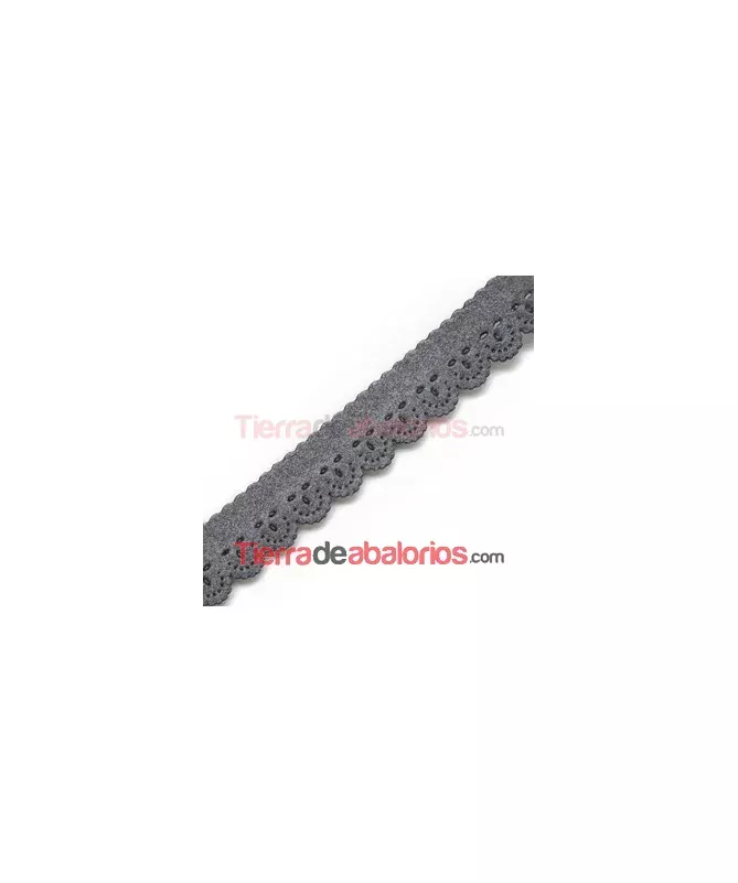 Tira Antelina Troquelada 19mm Gris