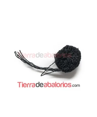 Pompón 30mm Negro Pompón 30mm Negro