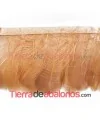 Fleco de Pluma de Oca 9cm Camel (1 metro)