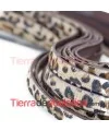 Tira de Piel de Potro 10mm Leopardo (metro)