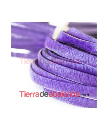 Tira de Piel de Potro 10mm Violeta (metro)