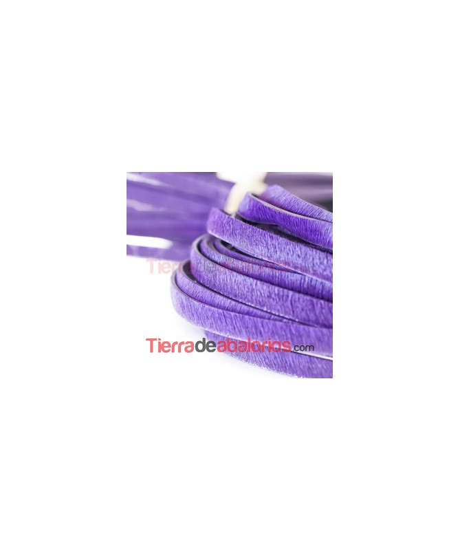 Tira de Piel de Potro 10mm Violeta (20cm)