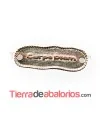 Entrepieza Irregular 33x12mm Carpe Diem, Dorada
